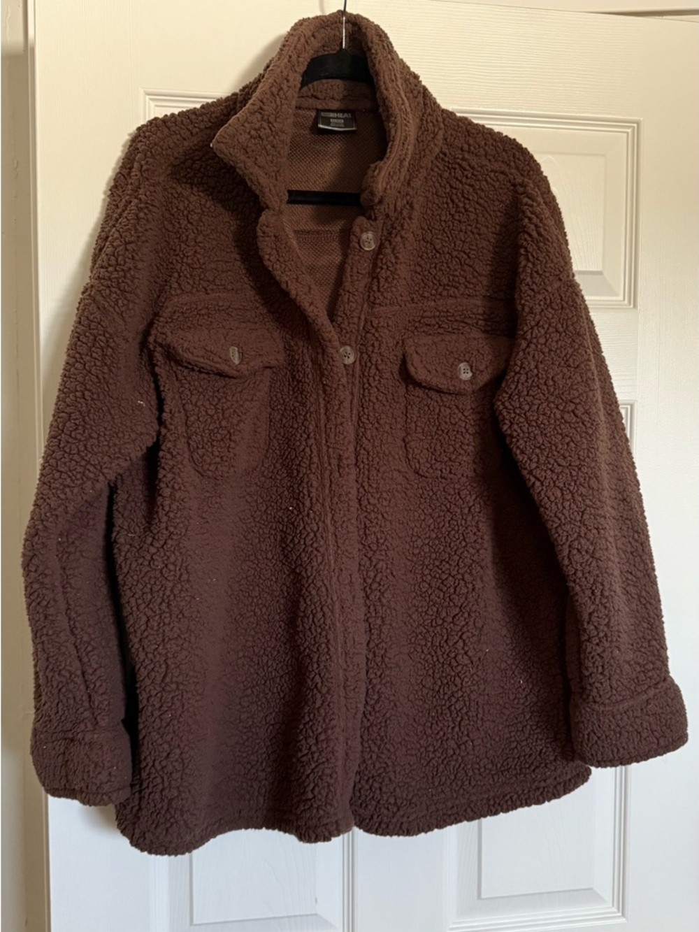 Brown Women’s 32 Degrees Fleece Button Down